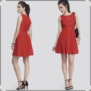 Express Red Sleeveless Fit and Flare Mini Dress‎ Excellent Conditions